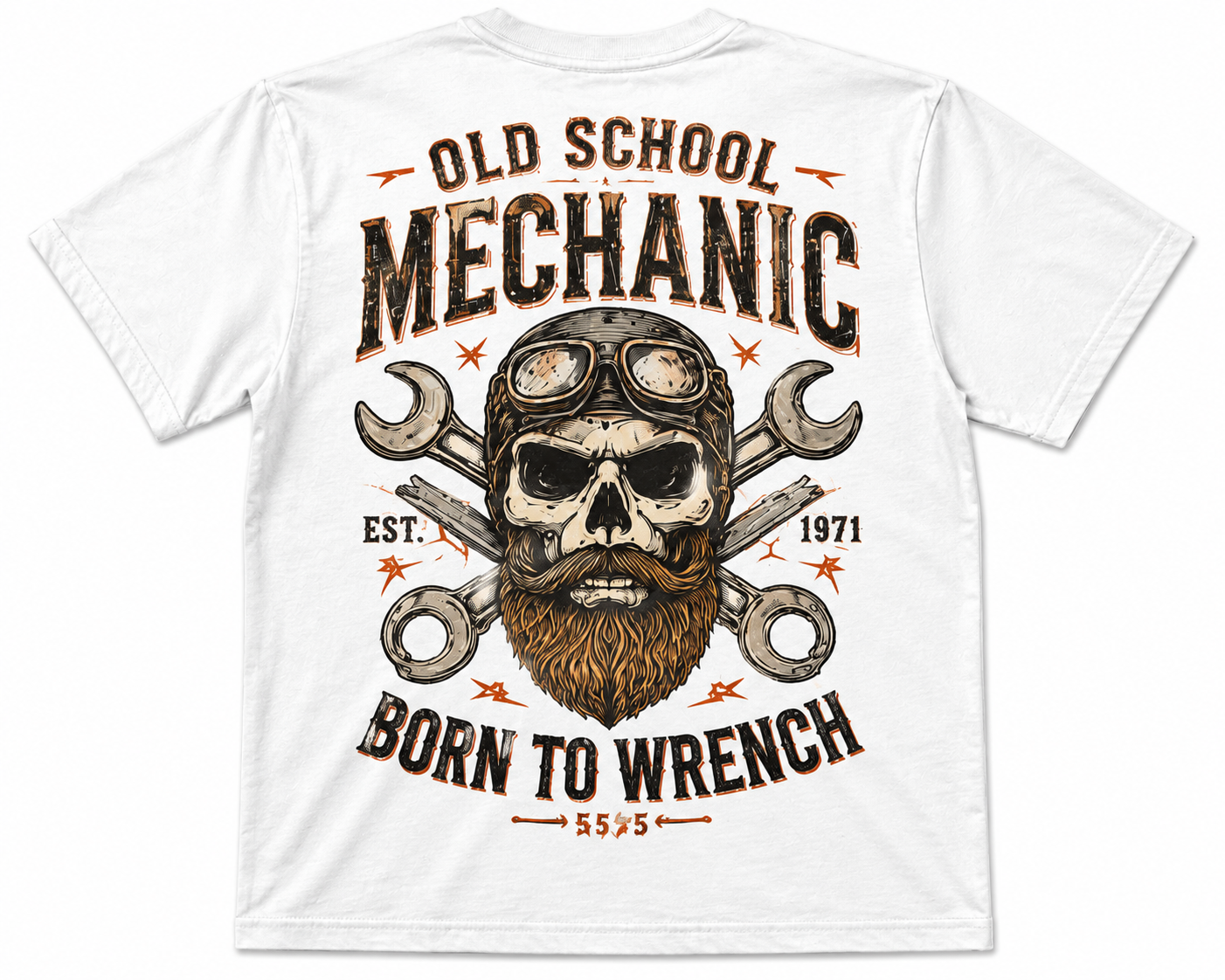Mechanical Wrench Vintage Garage T-Shirt