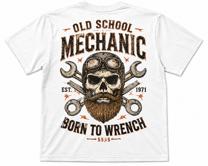 Mechanical Wrench Vintage Garage T-Shirt