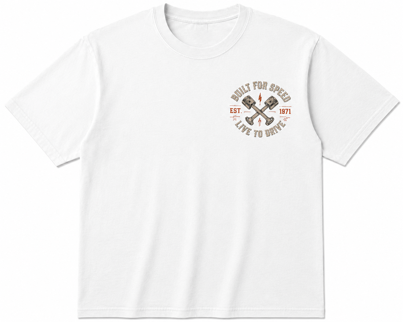 Built for Speed – Fueled by Passion Vintage Muscle Car T-Shirt