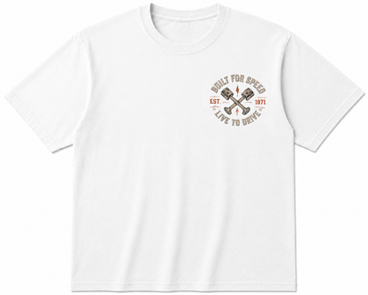 Built for Speed – Fueled by Passion Vintage Muscle Car T-Shirt