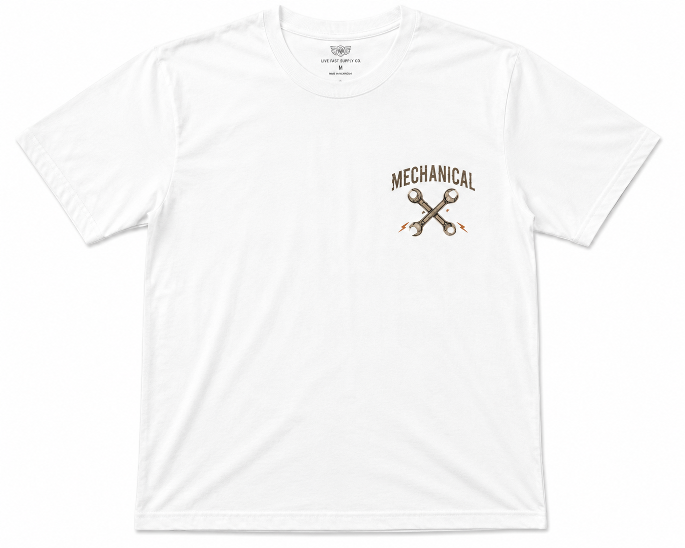 Mechanical Wrench Vintage Garage T-Shirt
