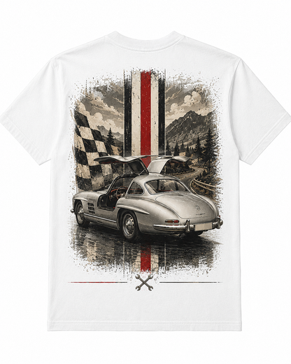 Vintage Gullwing Racing T-Shirt – Classic Roadster Graphic Tee