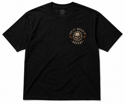 Built Not Bought Mechanic T-Shirt – Vintage Garage Graphic Tee