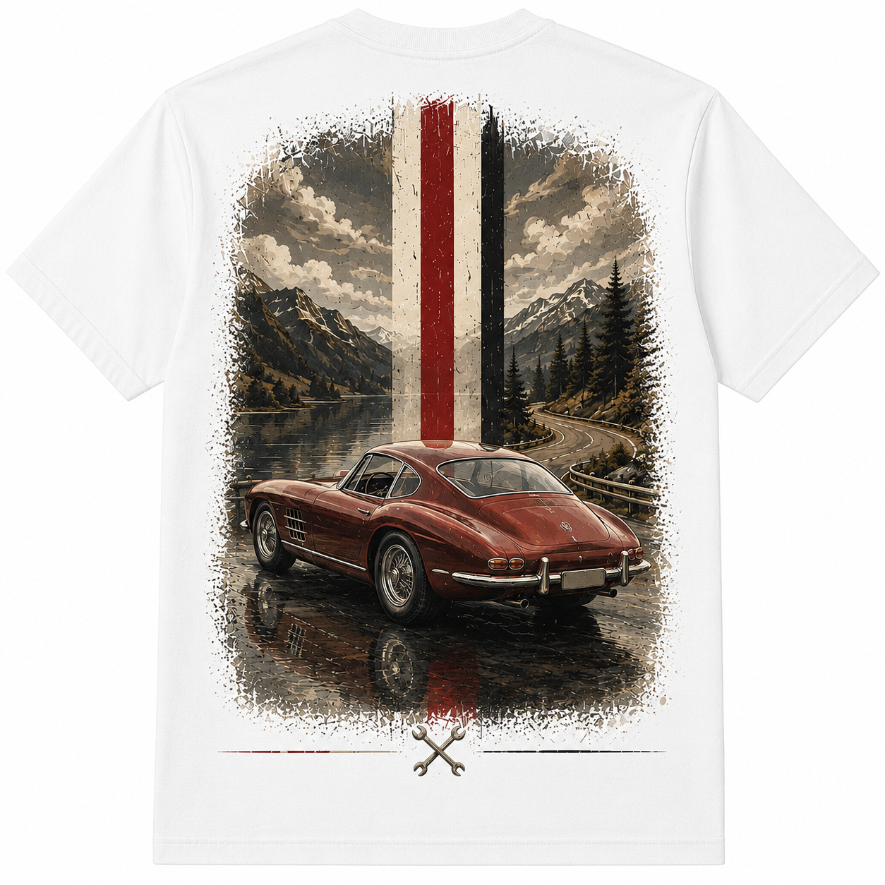 Vintage Grand Touring Racing T-Shirt – Classic European Car Graphic Tee