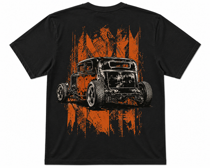 Vintage Hot Rod Garage Graphic T-Shirt