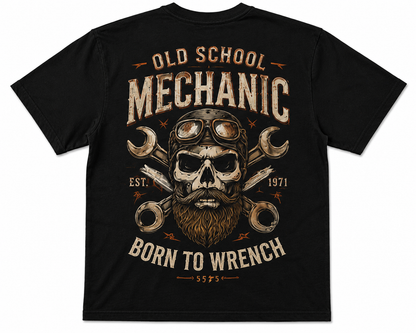 Mechanical Wrench Vintage Garage T-Shirt
