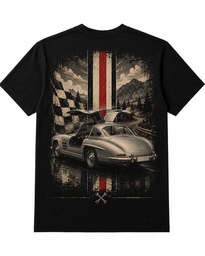 Vintage Gullwing Racing T-Shirt – Classic Roadster Graphic Tee