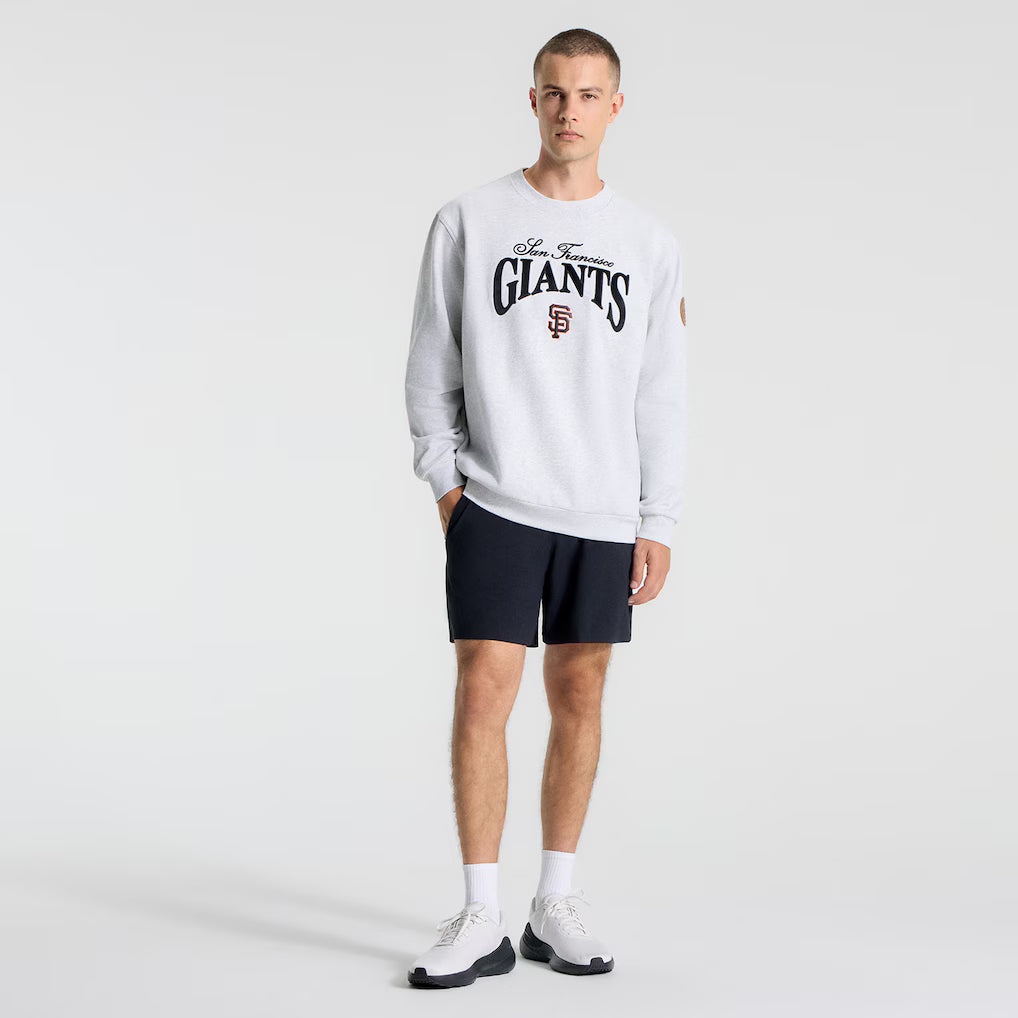 Men's San Francisco Giants lululemon Heathered Core Ultra Light Grey Steady State Sweatshirt