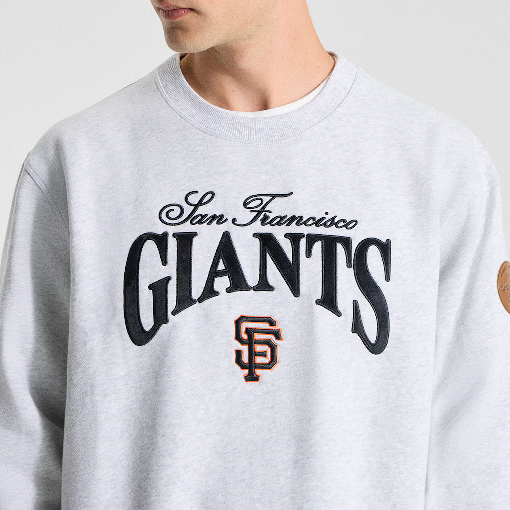 Men's San Francisco Giants lululemon Heathered Core Ultra Light Grey Steady State Sweatshirt