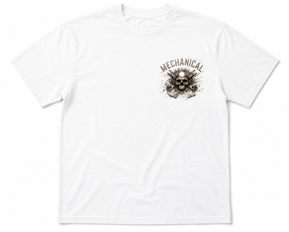 Mechanical Skull & Muscle Car Vintage Garage T-Shirt